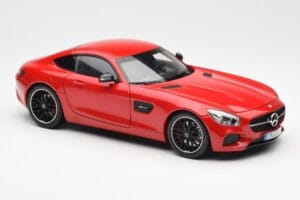 Mercedes AMG GT C190 Rouge Norev 1:18 183496 Métal Moulé — image 6 sur 8