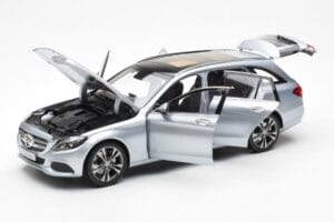 Mercedes C-Class W205 T-Model Argent Asia Exclusive Norev 1:18 183865 Métal Moulé — image 2 sur 8
