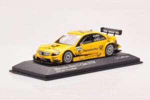 Mercedes C-Class W204 DTM Deutsche Post AMG Mercedes #17 D. Coulthard DTM 2010 Minichamps 1:43 400103817 Métal Moulé — image 2 sur 4
