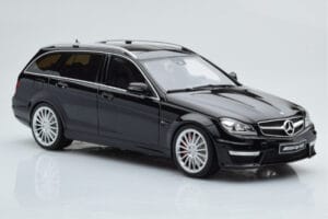 Mercedes C63 AMG S204 T-Model Noir GT Spirit 1:18 GT760 Résine — image 4 sur 6
