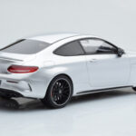 Mercedes C63S AMG C205 Coupé Argent GT Spirit 1:18 - image 2 of 6