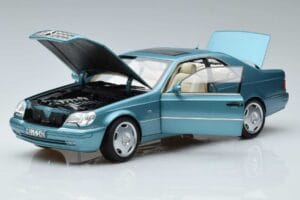 Mercedes CL600 C140 Bleu Métallisé Norev 1:18 183448 Métal Moulé — image 2 sur 7