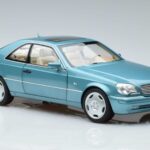 Mercedes CL600 C140 Bleu Métallisé Norev 1:18 183448 Métal Moulé - image 5 of 7