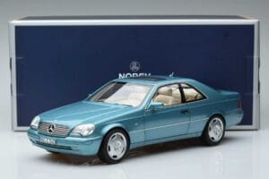 Mercedes CL600 C140 Bleu Métallisé Norev 1:18 183448 Métal Moulé — image 7 sur 7