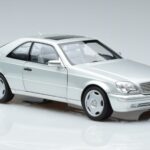 Mercedes CL600 C140 Argent Métallisé Norev 1:18 183446 Métal Moulé - image 5 of 7
