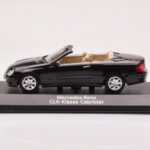 Mercedes CLK A209 Cabriolet Obsidian Noir Métallique Minichamps 1:43