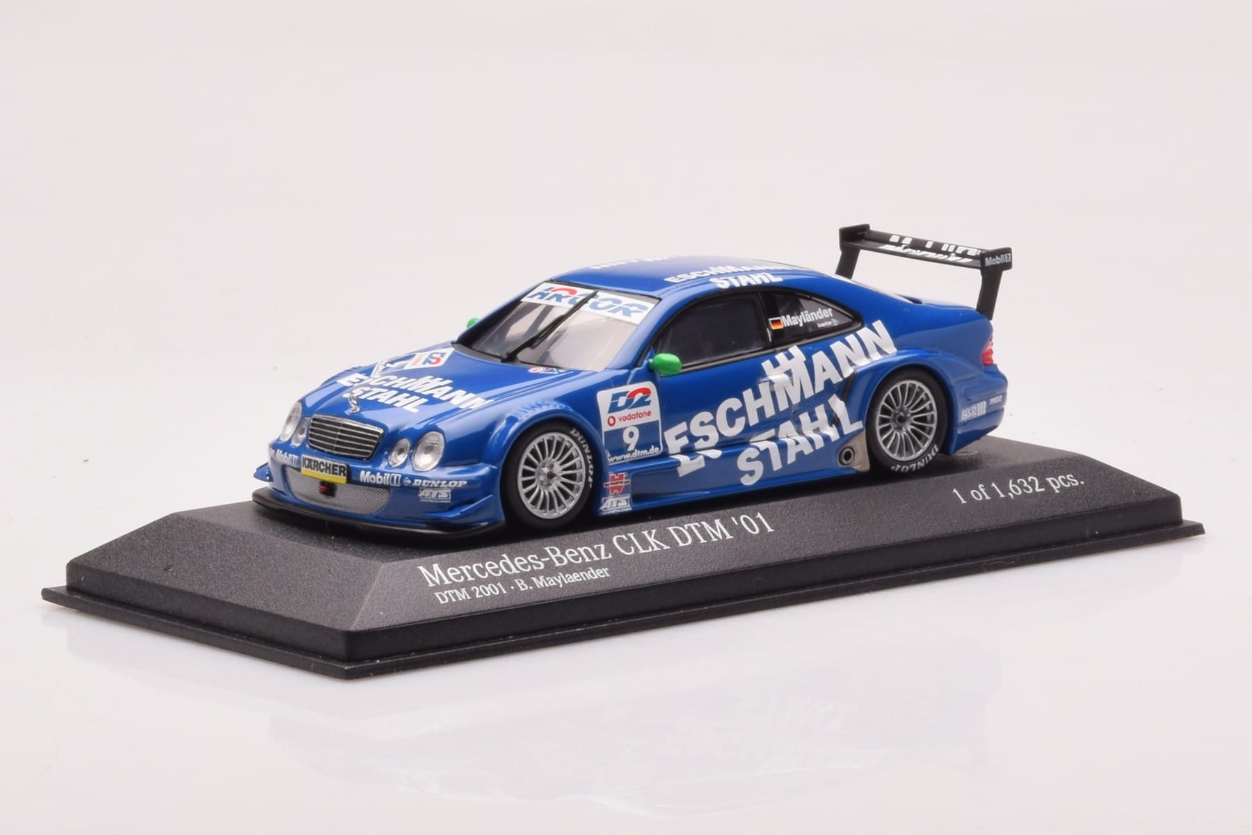 Mercedes CLK DTM Team Manthey #9 B. Maylander DTM 2001 Minichamps 1:43 400013109 Métal Moulé — image 2 sur 4