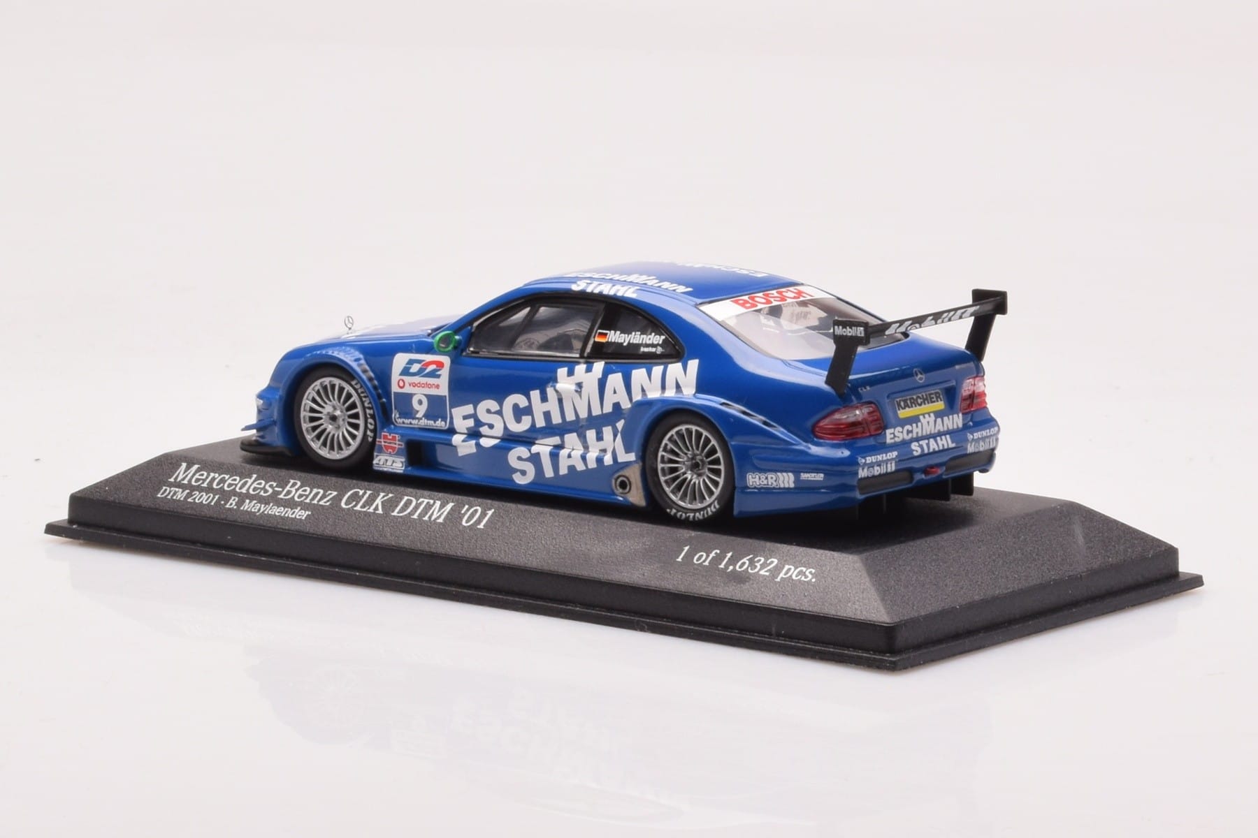 Mercedes CLK DTM Team Manthey #9 B. Maylander DTM 2001 Minichamps 1:43 400013109 Métal Moulé — image 3 sur 4