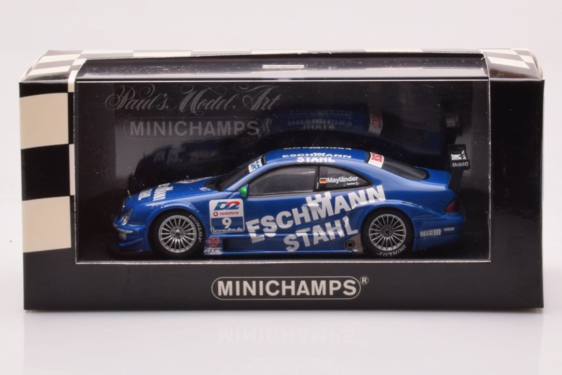 Mercedes CLK DTM Team Manthey #9 B. Maylander DTM 2001 Minichamps 1:43 400013109 Métal Moulé — image 4 sur 4