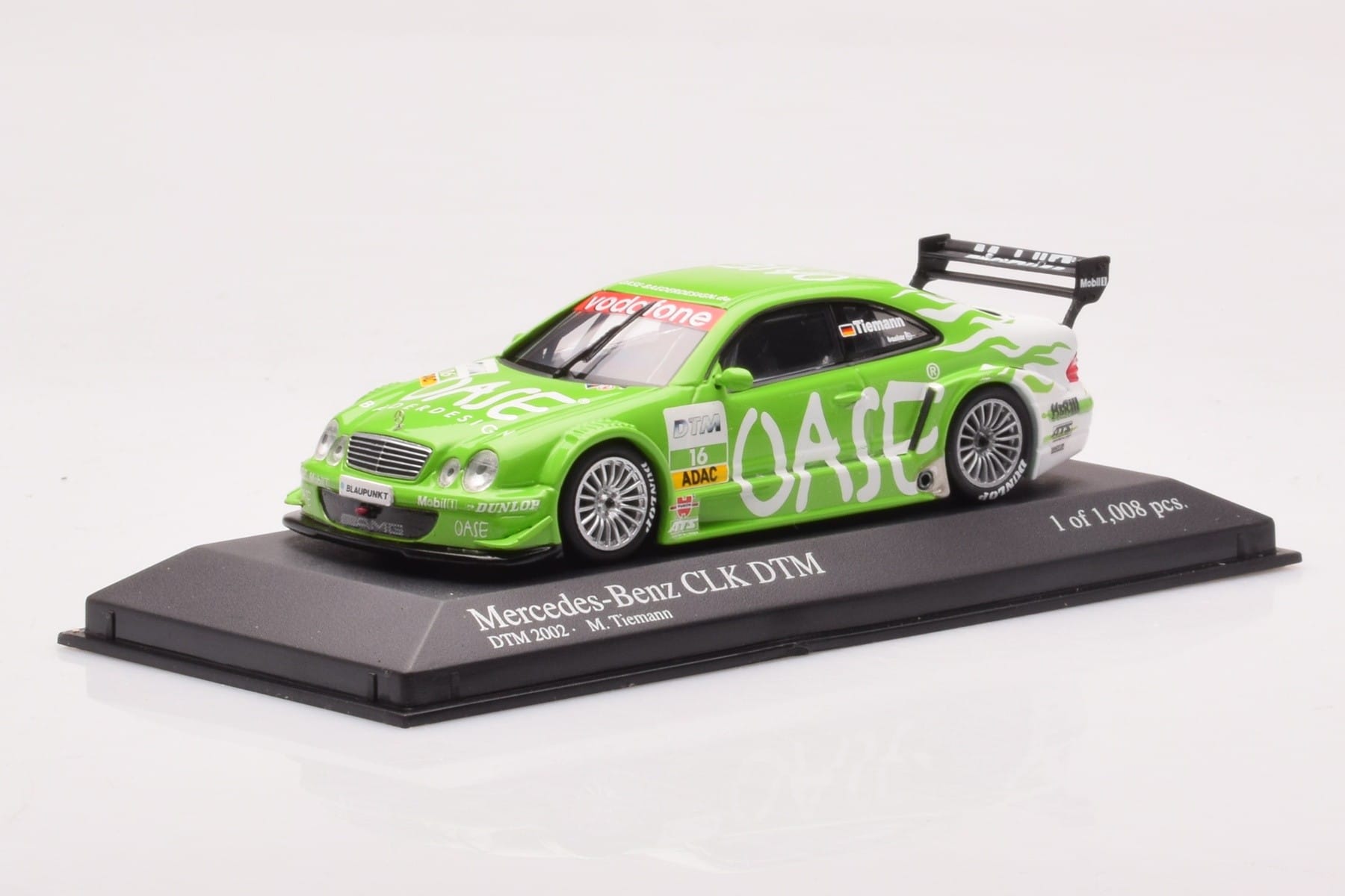 Mercedes CLK DTM Team OASE AMG #16 M. Tiemann DTM 2001 Minichamps 1:43 400023116 Métal Moulé — image 2 sur 4