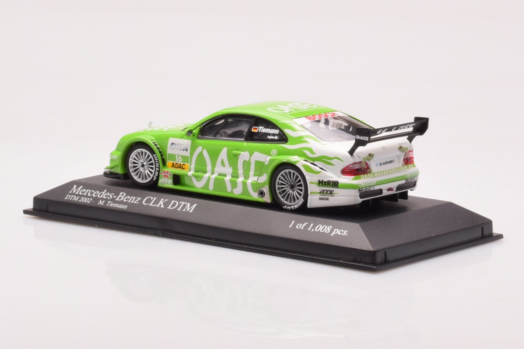 Mercedes CLK DTM Team OASE AMG #16 M. Tiemann DTM 2001 Minichamps 1:43 400023116 Métal Moulé — image 3 sur 4