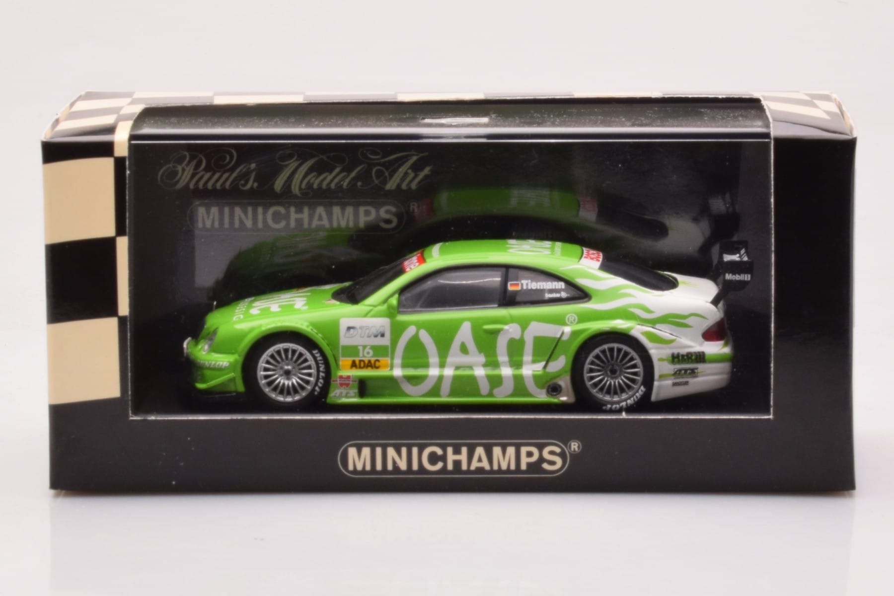 Mercedes CLK DTM Team OASE AMG #16 M. Tiemann DTM 2001 Minichamps 1:43 400023116 Métal Moulé — image 4 sur 4