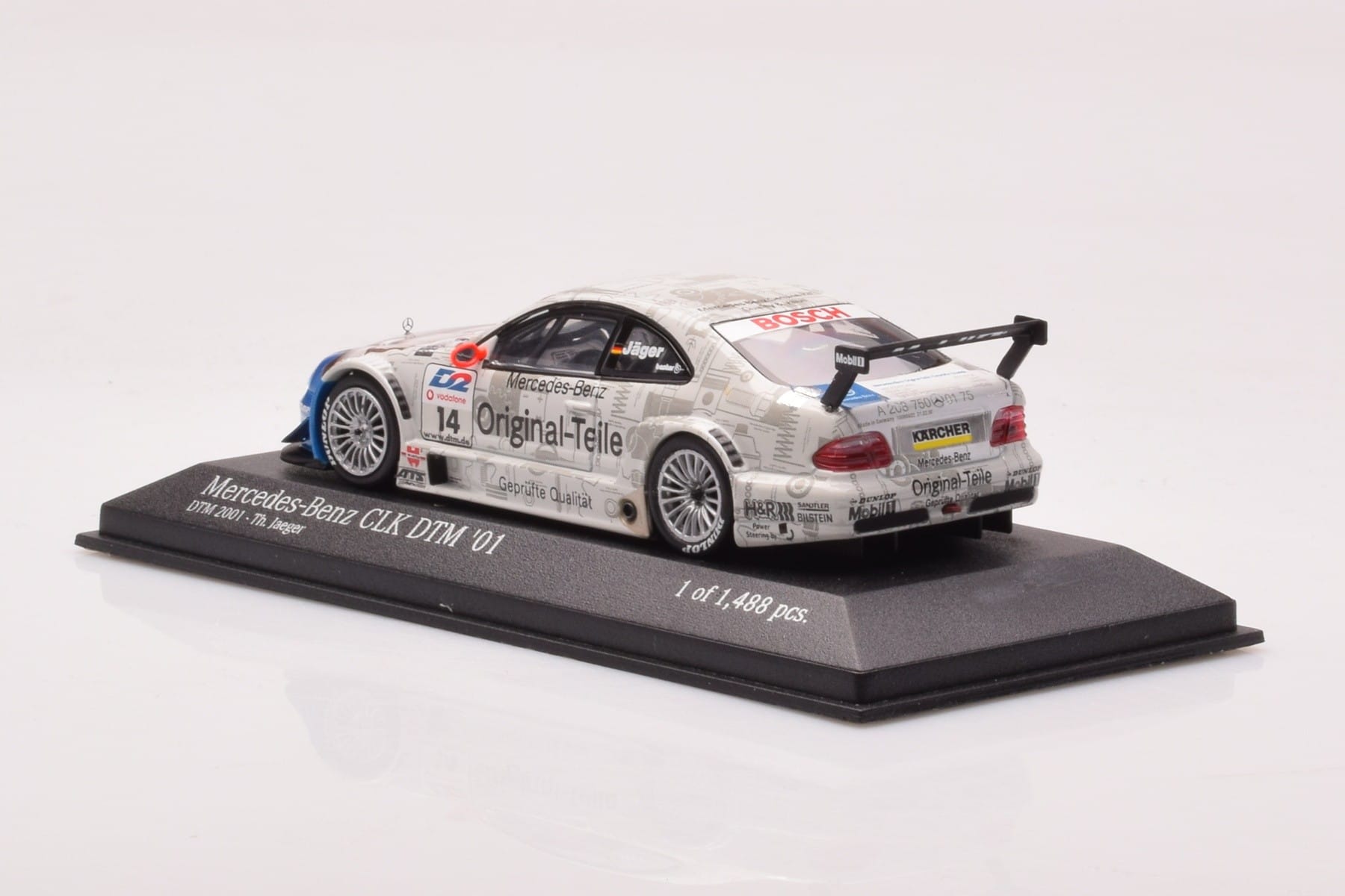 Mercedes CLK DTM Team Persson #14 Jaeger DTM 2001 Minichamps 1:43 400013714 Métal Moulé — image 3 sur 4