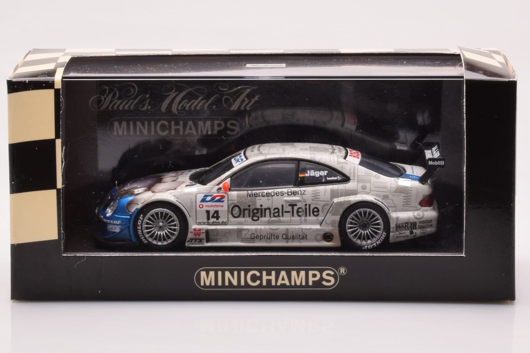 Mercedes CLK DTM Team Persson #14 Jaeger DTM 2001 Minichamps 1:43 400013714 Métal Moulé — image 4 sur 4