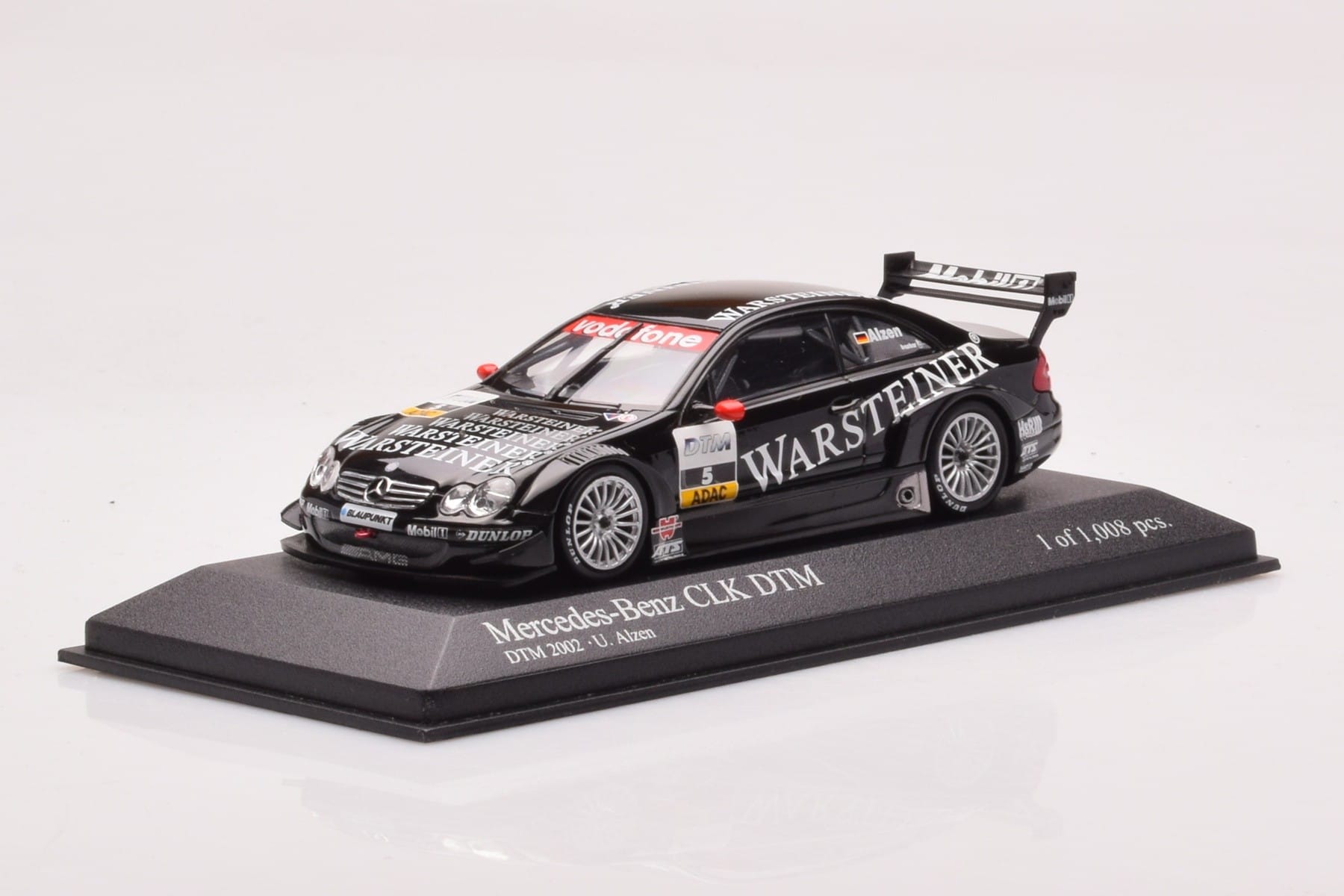 Mercedes CLK DTM Team Warsteiner AMG #5 U. Alzen DTM 2002 Minichamps 1:43 400023025 Métal Moulé — image 2 sur 4