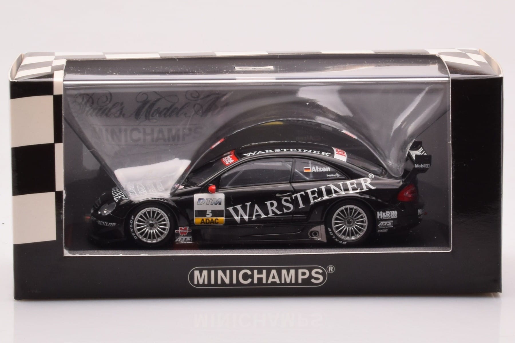 Mercedes CLK DTM Team Warsteiner AMG #5 U. Alzen DTM 2002 Minichamps 1:43 400023025 Métal Moulé — image 4 sur 4