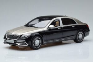 Mercedes Maybach S600 W222 Noir Argent GT Spirit 1:18 GT237 Résine