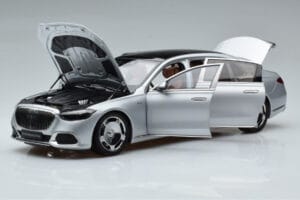 Mercedes Maybach S600 W222 V12 Biturbo Hightech Argent Almost Real 1:18 820118 Métal Moulé — image 2 sur 12