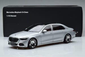 Mercedes Maybach S600 W222 V12 Biturbo Hightech Argent Almost Real 1:18 820118 Métal Moulé — image 12 sur 12