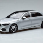 Mercedes Maybach S600 W222 V12 Biturbo Hightech Argent Almost Real 1:18