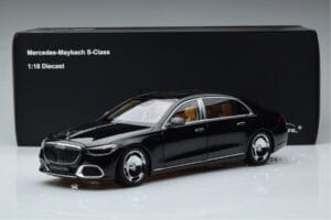Mercedes Maybach S600 W222 V12 Biturbo Obsidian Noir Almost Real 1:18 820115 Métal Moulé — image 11 sur 11