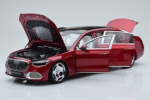 Mercedes Maybach S600 W222 V12 Biturbo Patagonia Rouge Almost Real 1:18 820119 Métal Moulé — image 2 sur 10