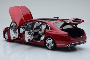 Mercedes Maybach S600 W222 V12 Biturbo Patagonia Rouge Almost Real 1:18 820119 Métal Moulé — image 5 sur 10