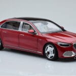 Mercedes Maybach S600 W222 V12 Biturbo Patagonia Rouge Almost Real 1:18 - image 6 of 10