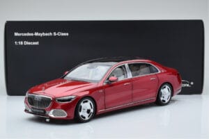 Mercedes Maybach S600 W222 V12 Biturbo Patagonia Rouge Almost Real 1:18 820119 Métal Moulé — image 10 sur 10