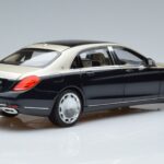 Mercedes Maybach S650 X222 Bleu Argenté Norev 1:18 B66960615 Métal Moulé - image 3 of 7