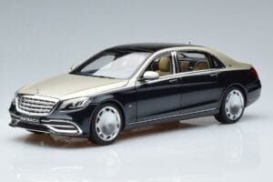 Mercedes Maybach S650 X222 Bleu Argenté Norev 1:18 B66960615 Métal Moulé