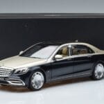 Mercedes Maybach S650 X222 Bleu Argenté Norev 1:18 B66960615 Métal Moulé - image 7 of 7