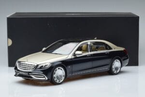 Mercedes Maybach S650 X222 Bleu Argenté Norev 1:18 B66960615 Métal Moulé — image 7 sur 7