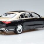 Mercedes Maybach S680 X223 Or Noir Metallic Norev 1:18 183917 Métal Moulé - image 3 of 7