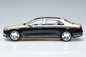Mercedes Maybach S680 X223 Or Noir Metallic Norev 1:18 183917 Métal Moulé — image 4 sur 7