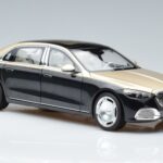 Mercedes Maybach S680 X223 Or Noir Metallic Norev 1:18 183917 Métal Moulé - image 5 of 7