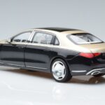 Mercedes Maybach S680 X223 Or Noir Metallic Norev 1:18 183917 Métal Moulé - image 6 of 7