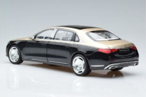 Mercedes Maybach S680 X223 Or Noir Metallic Norev 1:18 183917 Métal Moulé — image 6 sur 7