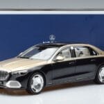 Mercedes Maybach S680 X223 Or Noir Metallic Norev 1:18 183917 Métal Moulé - image 7 of 7