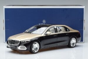 Mercedes Maybach S680 X223 Or Noir Metallic Norev 1:18 183917 Métal Moulé — image 7 sur 7
