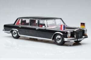 Mercedes 600 Pullman W100 W. Brandt G. Pompidou KK-Scale 1:18 KKDC181134 Métal Moulé — image 4 sur 6