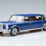 Mercedes S-Class 600 W100 LWB Pullman Bleu Foncé MCG 1:18 MCG18189 Métal Moulé