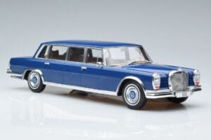 Mercedes S-Class 600 W100 LWB Pullman Bleu Foncé MCG 1:18 MCG18189 Métal Moulé — image 4 sur 6
