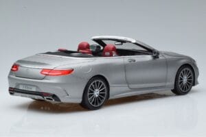 Mercedes S-Class A217 Cabriolet Gris Norev 1:18 B66960355 Métal Moulé — image 3 sur 8