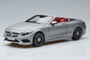 Mercedes S-Class A217 Cabriolet Gris Norev 1:18 B66960355 Métal Moulé