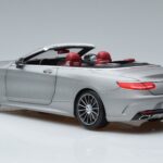 Mercedes S-Class A217 Cabriolet Gris Norev 1:18 B66960355 Métal Moulé - image 7 of 8