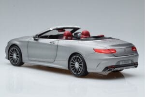 Mercedes S-Class A217 Cabriolet Gris Norev 1:18 B66960355 Métal Moulé — image 7 sur 8