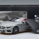 Mercedes S-Class A217 Cabriolet Gris Norev 1:18 B66960355 Métal Moulé - image 8 of 8