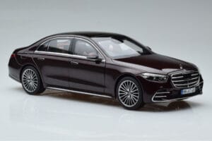 Mercedes S-Class W223 AMG Line Rouge Norev 1:18 183804 Métal Moulé — image 6 sur 8