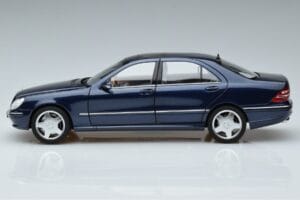 Mercedes S55 AMG W220 Bleu Norev 1:18 183817 Métal Moulé — image 4 sur 7